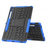 Чехол Hybrid Armor для Samsung Galaxy Tab S6 SM-T860 / SM-T865 (черный + голубой)