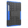 Чехол Hybrid Armor для Samsung Galaxy Tab S6 SM-T860 / SM-T865 (черный + голубой)