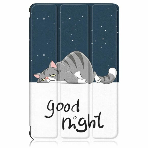 Чехол Smart Case для Samsung Galaxy Tab A7 Lite SM-T220 / SM-T225 (Good Night Cat)