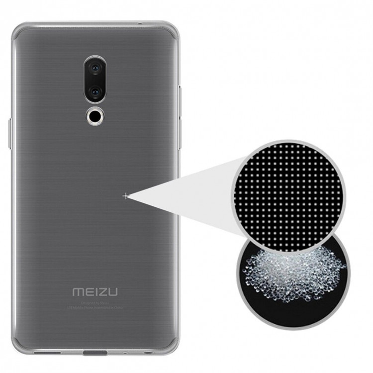Силиконовый TPU чехол для Meizu 15 Plus