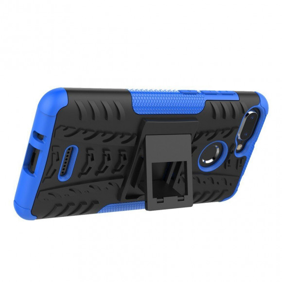 Чехол Hybrid Armor для Xiaomi Redmi 6 (черный + голубой) Чехол Hybrid Armor для Xiaomi Redmi 6 (черный + голубой)