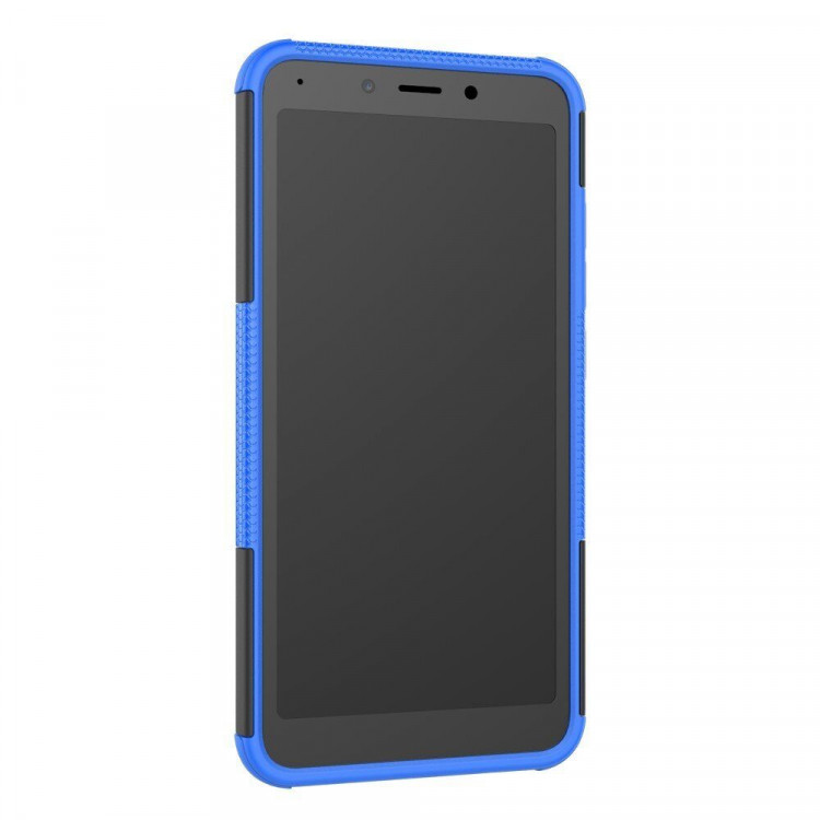 Чехол Hybrid Armor для Xiaomi Redmi 6 (черный + голубой)