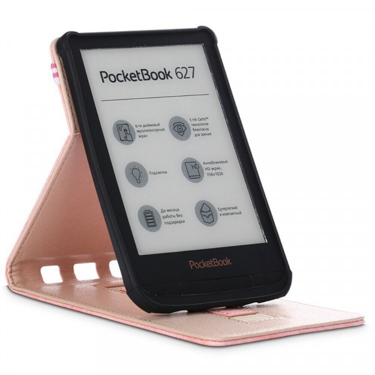 Чехол для PocketBook 616 / 627 / 632 / 632 Plus / 606 / 628 / 633 / Touch Lux / Basic Lux (серый)