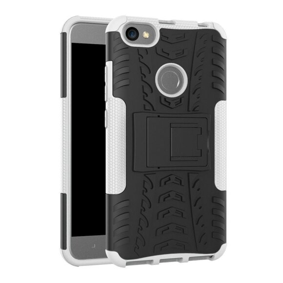 Чехол Hybrid Armor для Xiaomi Redmi Note 5A / 5A Prime (черный + белый)