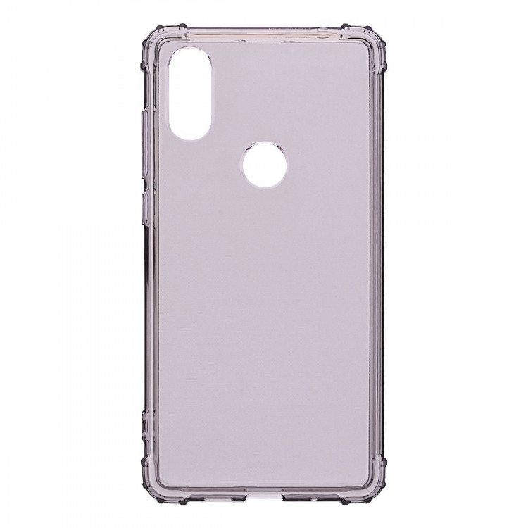 Силиконовый чехол с усиленными бортиками для Xiaomi Mi Mix 2s (черный)