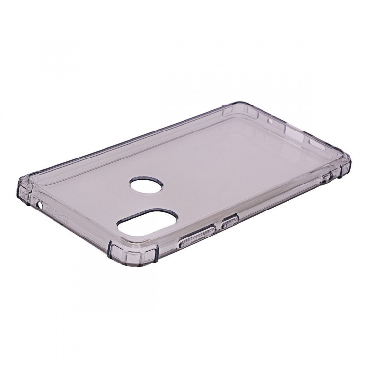 Силиконовый чехол с усиленными бортиками для Xiaomi Mi Mix 2s (черный)