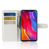 Чехол с визитницей для Xiaomi Mi 8 (белый)