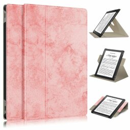 Поворотный чехол для PocketBook 970 (розовый)
