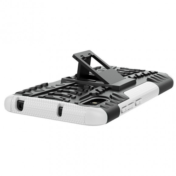 Чехол Hybrid Armor для Xiaomi Redmi 9A (черный + белый) Чехол Hybrid Armor для Xiaomi Redmi 9A (черный + белый)