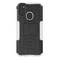 Чехол Hybrid Armor для Samsung Galaxy M30s / Galaxy M21 (черный + белый)