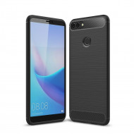 Чехол-накладка Carbon Fibre для Huawei Y9 (2018) / Enjoy 8 Plus (черный) Чехол-накладка Carbon Fibre для Huawei Y9 (2018) / Enjoy 8 Plus (черный)