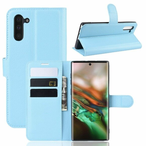 Чехол для Samsung Galaxy Note 10 (голубой)