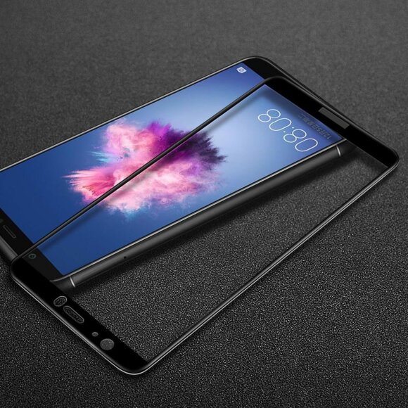 Защитное стекло 3D для Huawei P Smart / Enjoy 7S (черный)