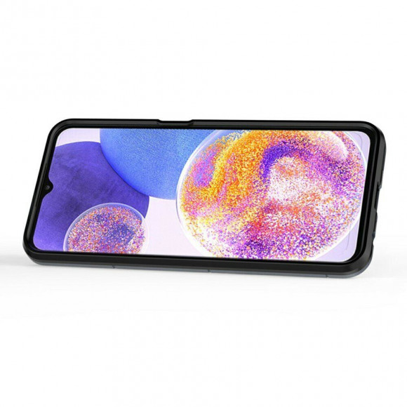 Чехол Armor Ring Holder для Samsung Galaxy A23 4G (черный) Чехол Armor Ring Holder для Samsung Galaxy A23 4G (черный)