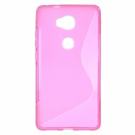 Нескользящий чехол для Huawei Honor 5X (малиновый)