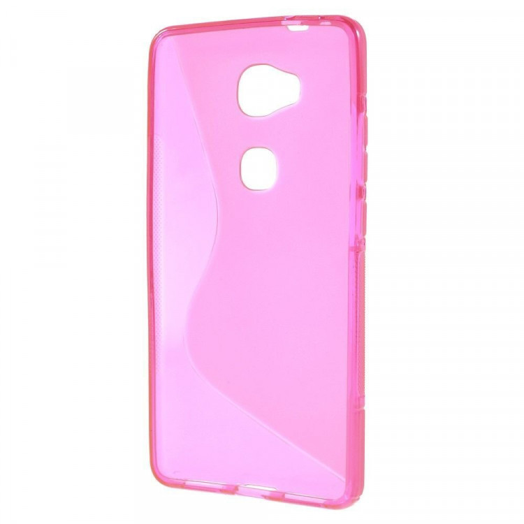 Нескользящий чехол для Huawei Honor 5X (малиновый)