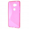 Нескользящий чехол для Huawei Honor 5X (малиновый)