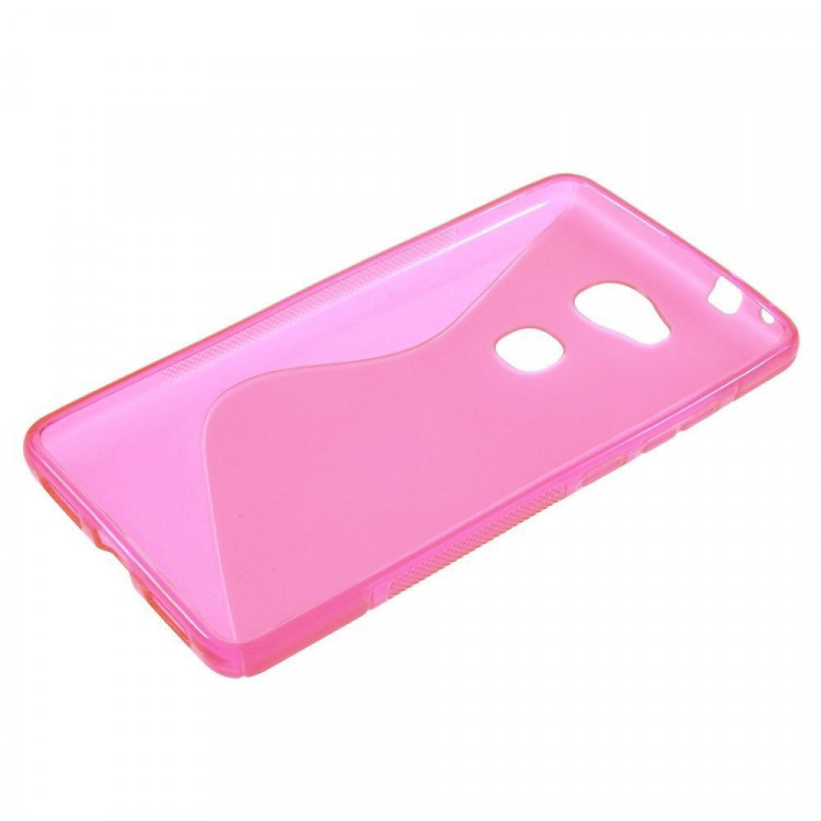 Нескользящий чехол для Huawei Honor 5X (малиновый)