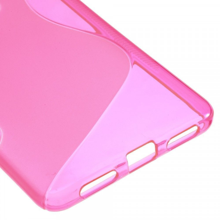 Нескользящий чехол для Huawei Honor 5X (малиновый)