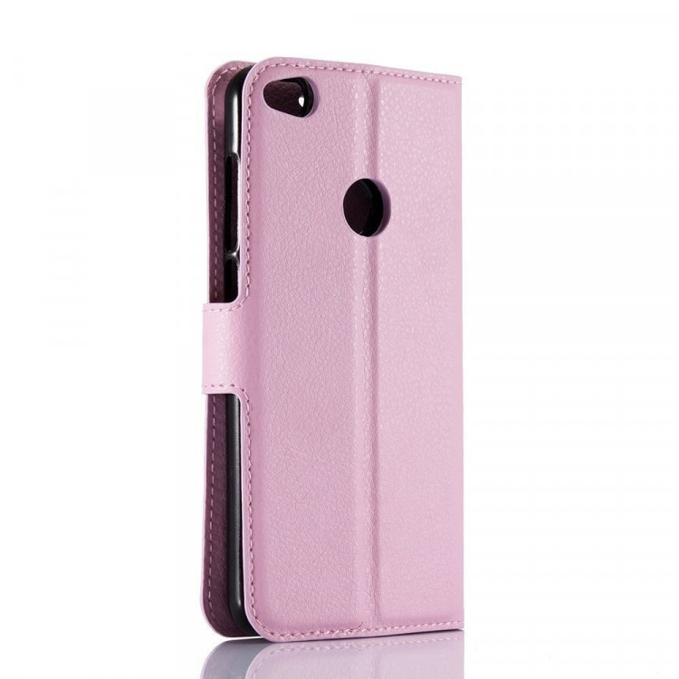 Чехол для Huawei Honor 8 lite с визитницей (розовый)