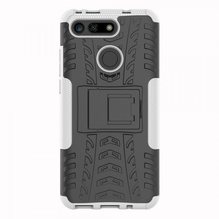 Чехол Hybrid Armor для Huawei Honor View 20 (черный + белый)