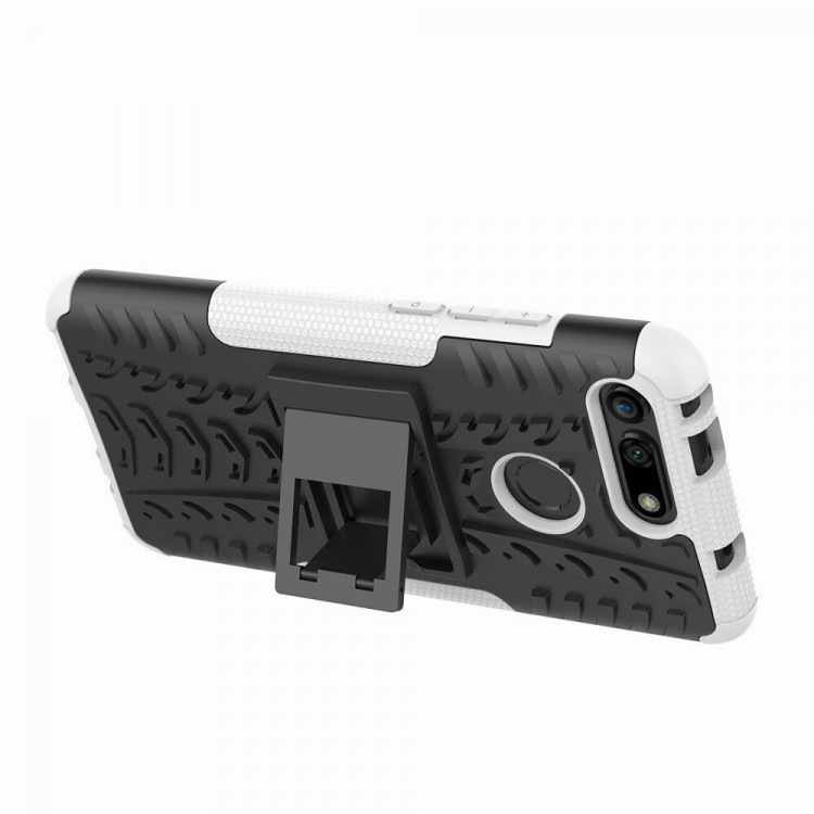 Чехол Hybrid Armor для Huawei Honor View 20 (черный + белый)