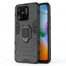 Чехол Armor Ring Holder для Xiaomi Redmi 10C (черный)