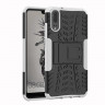 Чехол Hybrid Armor для Huawei P20 (черный + белый)