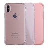 Силиконовый чехол с усиленными бортиками для iPhone X / ХS (розовый)