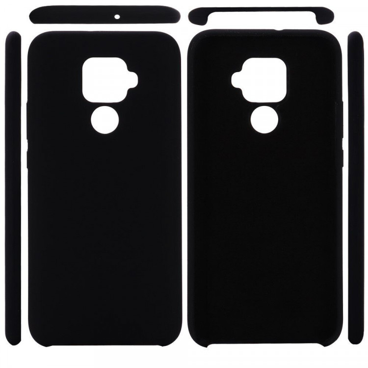 Силиконовый чехол Mobile Shell для Huawei Nova 5i Pro / Mate 30 Lite (черный)