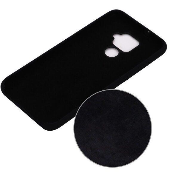 Силиконовый чехол Mobile Shell для Huawei Nova 5i Pro / Mate 30 Lite (черный) Силиконовый чехол Mobile Shell для Huawei Nova 5i Pro / Mate 30 Lite (черный)