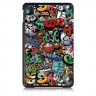 Чехол Smart Case для Nokia T10 (Graffiti)
