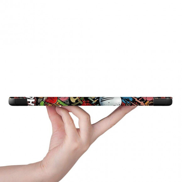 Чехол Smart Case для Nokia T10 (Graffiti)