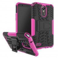 Чехол Hybrid Armor для LG Stylus 3 M400DY (черный + розовый) Чехол Hybrid Armor для LG Stylus 3 M400DY (черный + розовый)