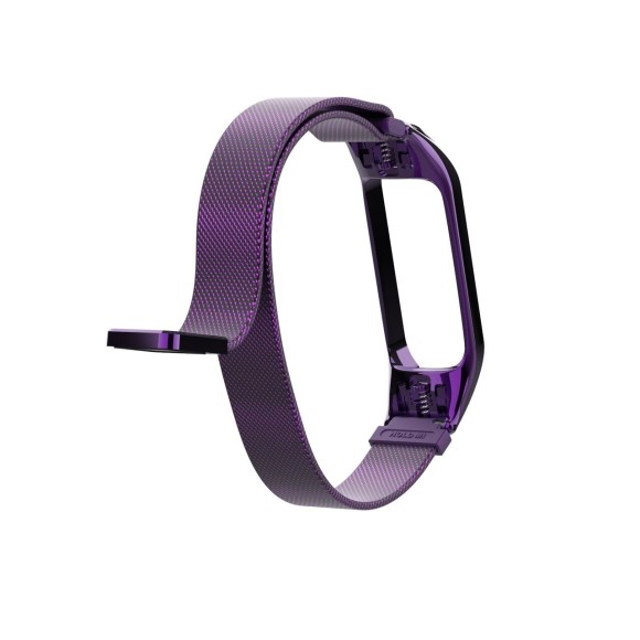 Сетчатый браслет для Xiaomi Mi Band 3 (фиолетовый) Сетчатый браслет для Xiaomi Mi Band 3 (фиолетовый)