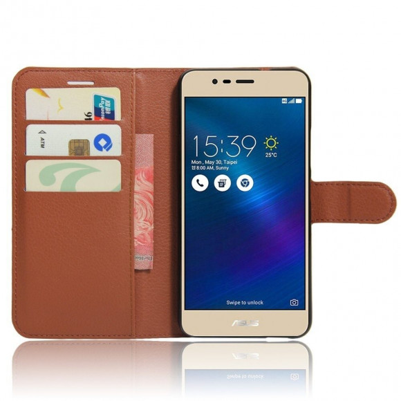 Чехол для ASUS Zenfone 3 Max ZC520TL (коричневый)