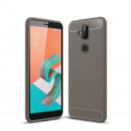 Чехол-накладка Carbon Fibre для Asus Zenfone 5 Lite ZC600KL (серый) Чехол-накладка Carbon Fibre для Asus Zenfone 5 Lite ZC600KL (серый)