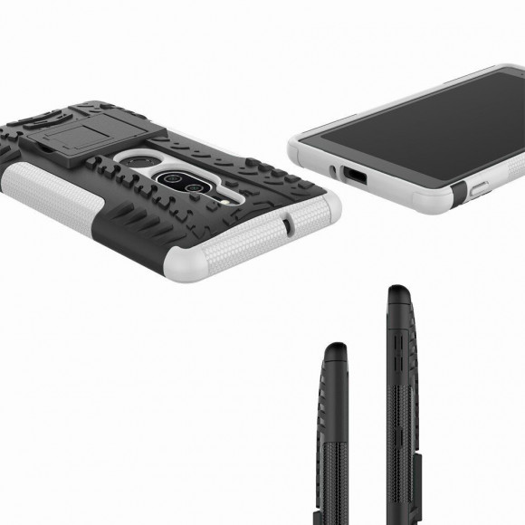 Чехол Hybrid Armor для Sony Xperia XZ2 Premium (черный + белый) Чехол Hybrid Armor для Sony Xperia XZ2 Premium (черный + белый)