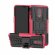 Чехол Hybrid Armor для OnePlus 6T (черный + розовый)