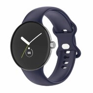 Силиконовый ремешок для Google Pixel Watch - Size Small (темно-синий) Силиконовый ремешок для Google Pixel Watch - Size Small (темно-синий)