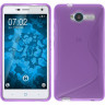Нескользящий чехол для ZTE Blade L3 (фиолетовый)