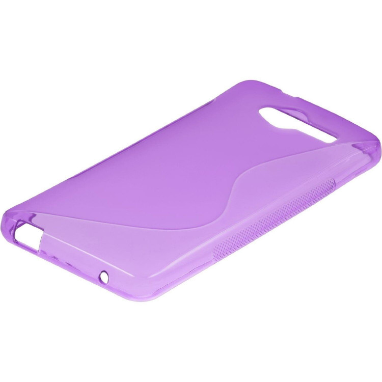 Нескользящий чехол для ZTE Blade L3 (фиолетовый)