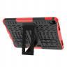 Чехол Hybrid Armor для iPad 10 2022 - 10,9 дюйма (черный + красный)