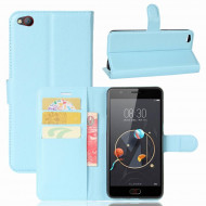 Чехол с визитницей для ZTE Nubia N2 (голубой)