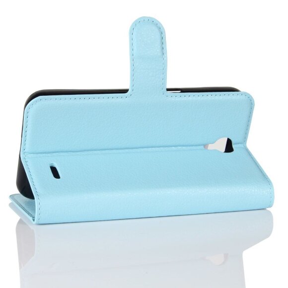 Чехол с визитницей для ZTE Nubia N2 (голубой)