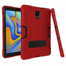 Гибридный TPU чехол для Samsung Galaxy Tab A 10.5 (2018) SM-T590 / SM-T595 (красный + черный)