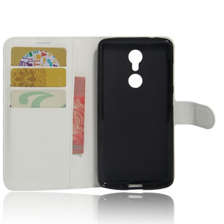 Чехол с визитницей для ZTE Axon 7 mini (белый)