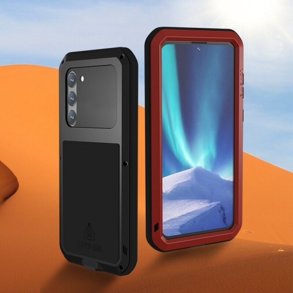 Гибридный чехол LOVE MEI для Samsung Galaxy S23 Plus (черный) Гибридный чехол LOVE MEI для Samsung Galaxy S23 Plus (черный)