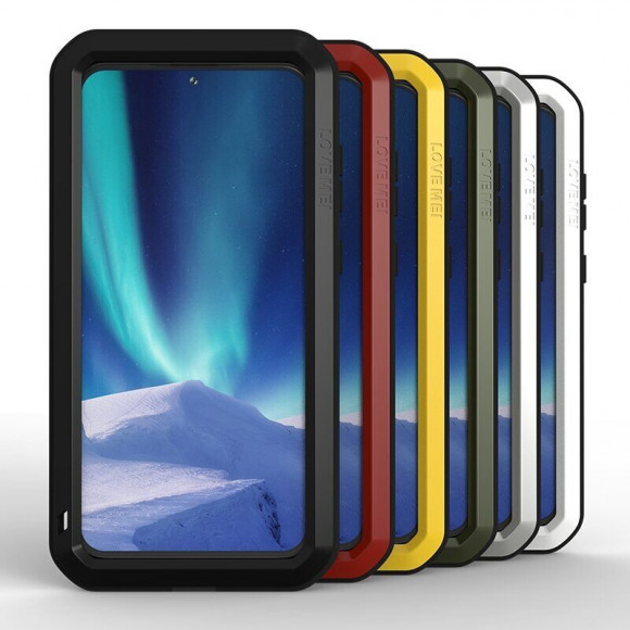Гибридный чехол LOVE MEI для Samsung Galaxy S23 Plus (черный) Гибридный чехол LOVE MEI для Samsung Galaxy S23 Plus (черный)