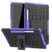 Чехол Hybrid Armor для Samsung Galaxy Tab S6 SM-T860 / SM-T865 (черный + фиолетовый)